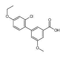 3-(2-chloro-4-ethoxyphenyl)-5-methoxybenzoic acid Structure