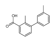 2-methyl-3-(3-methylphenyl)benzoic acid Structure