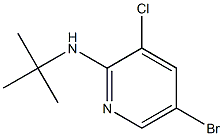 5-bromo-N-tert-butyl-3-chloropyridin-2-amine Structure