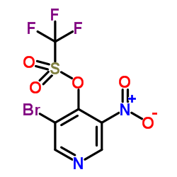 3-Bromo-5-nitro-4-pyridinyl trifluoromethanesulfonate Structure