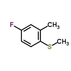 4-Fluoro-2-methyl-1-(methylsulfanyl)benzene structure