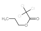 Acetic acid,2,2,2-trichloro-, propyl ester结构式