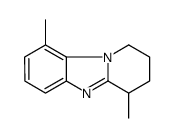 (9CI)-1,2,3,4-四氢-4,9-二甲基吡啶并[1,2-a]苯并咪唑结构式