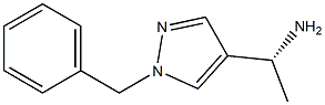 (R)-1-(1-Benzyl-1H-pyrazol-4-yl)-ethylamine结构式