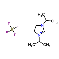 1,3-二异丙基咪唑啉鎓四氟化硼盐结构式