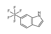 6-(五氟硫烷基)-1 H -吲哚结构式