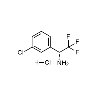 (R)-1-(3-氯苯基)-2,2,2-三氟乙胺盐酸盐结构式