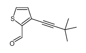 3-(3,3-dimethylbut-1-ynyl)thiophene-2-carbaldehyde结构式