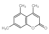 4,5,7-三甲基香豆素结构式