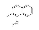 1-甲氧基-2-甲基萘结构式