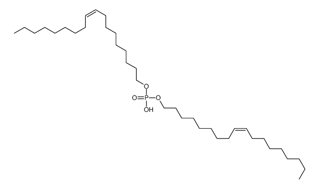 bis[(Z)-octadec-9-enyl] hydrogen phosphate Structure