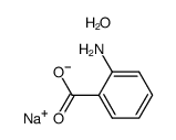 anthranilic acid , sodium-salt monohydrate Structure