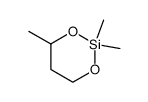 2,2,4-Trimethyl-1,3-dioxa-2-silacyclohexane结构式