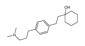 1-[p-[3-(Dimethylamino)propyl]phenethyl]-1-cyclohexanol结构式