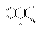 2-hydroxy-4-oxo-1H-quinoline-3-carbonitrile Structure