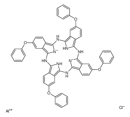 2,9,16,23-四苯氧基-29H,31H-酞菁氯化铝结构式