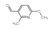 6-Methoxy-2-methylnicotinaldehyde structure
