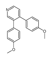 3,4-Bis(p-methoxyphenyl)pyridine Structure