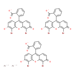 dialuminium tris[2-(4,5-dibromo-6-oxido-3-oxoxanthen-9-yl)]benzoate picture