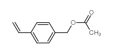 4-乙烯苄基乙酸酯结构式