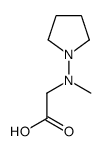 Glycine, N-methyl-N-1-pyrrolidinyl- (9CI) Structure