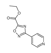 3-(吡啶-4-基)-1,2,4-噁二唑-5-羧酸乙酯结构式