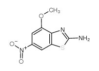 4-METHOXY-6-NITRO-BENZOTHIAZOL-2-YLAMINE structure