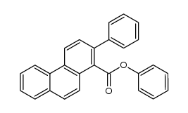 2-Phenyl-1-phenanthren-carbonsaeure-phenylester结构式