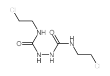 1,2-Hydrazinedicarboxamide,N1,N2-bis(2-chloroethyl)-结构式