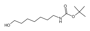 tert-Butyl (7-hydroxyheptyl)carbamate Structure