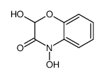 2,4-二羟基-2H-1,4-苯并噁嗪-3(4h)-酮结构式