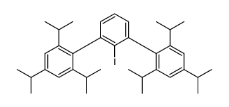 2-[2-iodo-3-[2,4,6-tri(propan-2-yl)phenyl]phenyl]-1,3,5-tri(propan-2-yl)benzene结构式