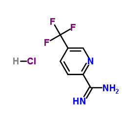 5-(Trifluoromethyl)picolinimidamide hydrochloride Structure