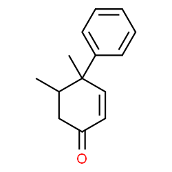 4,5-Dimethyl-4-phenyl-2-cyclohexen-1-one结构式