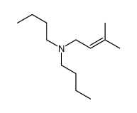 N,N-dibutyl-3-methylbut-2-en-1-amine结构式