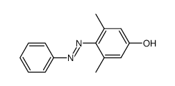 3,5-Dimethyl-4-phenylazo-phenol结构式