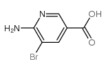 6-氨基-5-溴烟酸结构式