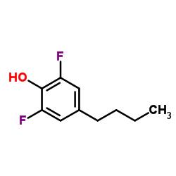 4-Butyl-2,6-difluorophenol Structure