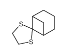 spiro[1,3-dithiolane-2,6'-bicyclo[3.1.1]heptane]结构式