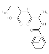 L-Norvaline,N-[N-[(phenylmethoxy)carbonyl]-L-alanyl]- (9CI) Structure
