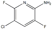 5-氯-3,6-二氟吡啶-2-胺结构式
