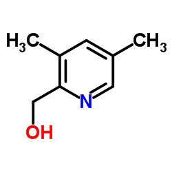 3,5-二甲基-2-吡啶甲醇结构式