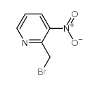 2-(溴甲基)-3-硝基吡啶结构式