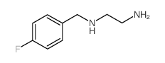 N-(4-氟苄基)-1,2-乙二胺结构式