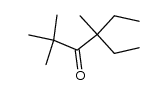 4-ethyl-2,2,4-trimethyl-hexan-3-one结构式
