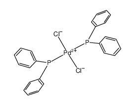 bis(diphenylphosphino)palladium(II) chloride Structure