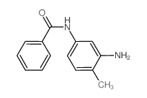 N-(3-氨基-4-甲基苯基)苯甲酰胺结构式