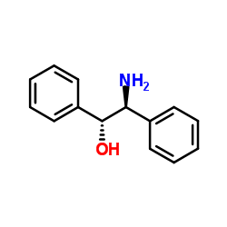 (1R,2S)-(-)-2-氨基-1,2-二苯基乙醇结构式