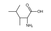 (2S,3S)-2-amino-3,4-dimethylpentanoic acid结构式