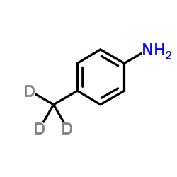 对甲基苯胺-D3结构式